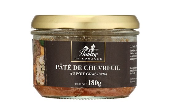 prootion pâté de chevreuil et foie gras