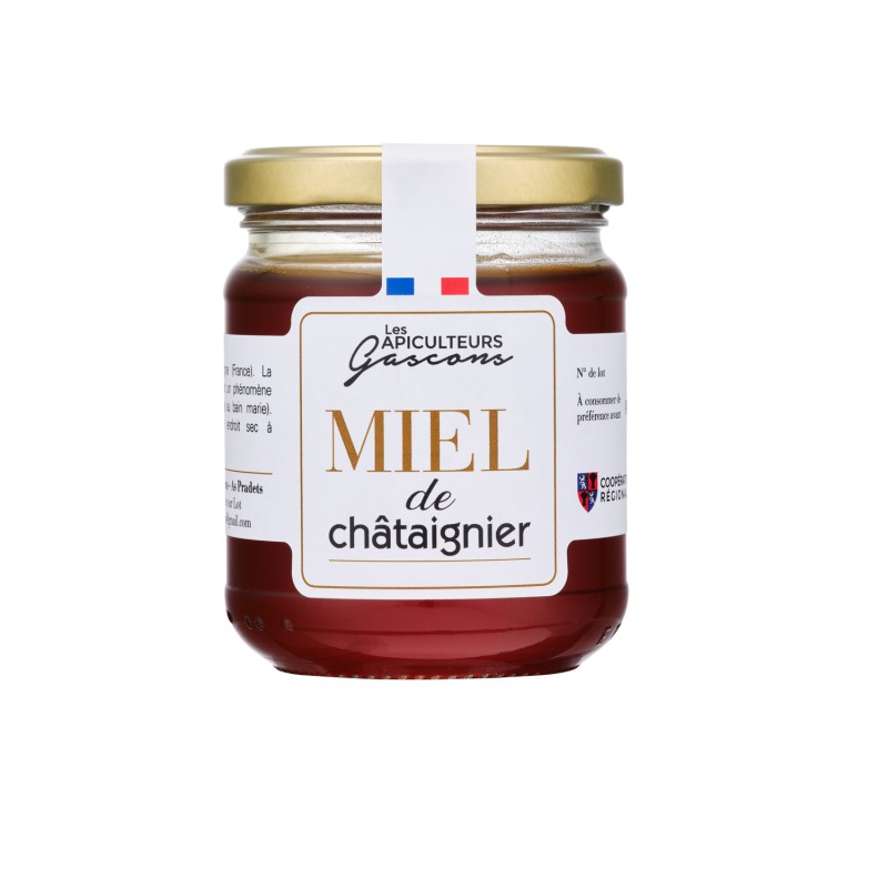 Miel de Châtaignier 250g (bocal) - Les Fleurons de Lomagne