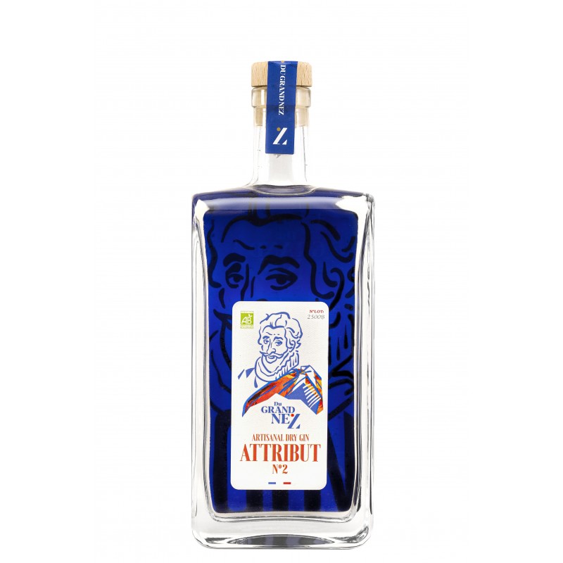 Artisanal Dry Gin "Attribut n°2" BIO 50cl (bouteille)