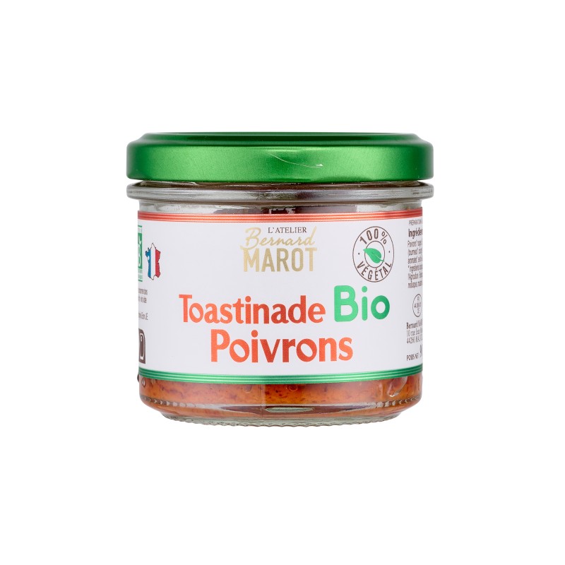 Duo de poivrons et aubergines grillées aux graines Bio 90g